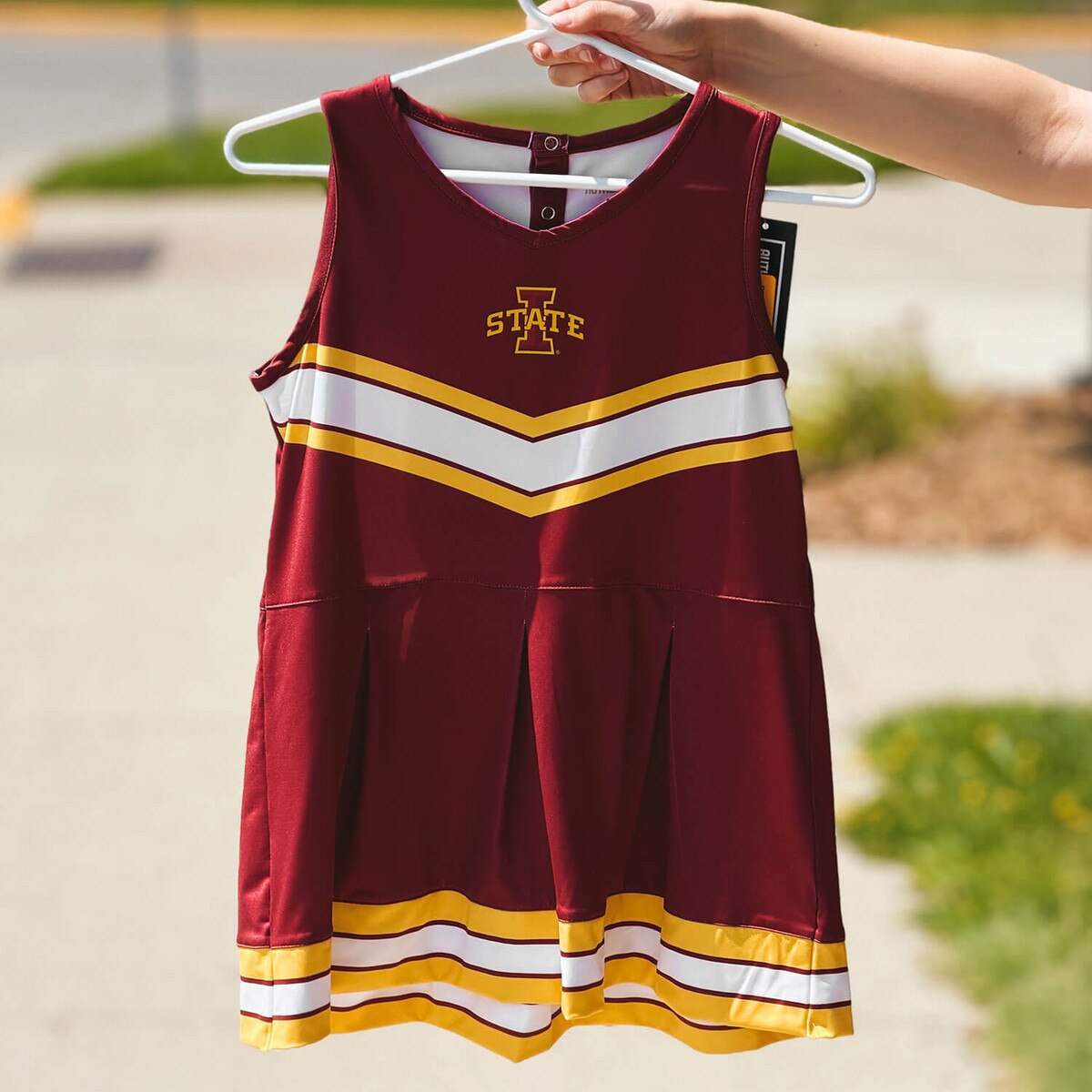 Authentic Brand Youth I-State Cardinal SF26 Cheer Dress